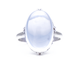 Antique_Rings | Vintage_rings | Antique Engagement Rings | Antique Ring Boutique | Vintage Engagement Rings | Antique Engagement Rings | Antique Jewellery company | Vintage Jewellery Mid Century, 1950’s, 18ct White Gold, Moonstone Ring