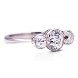 Art Deco | Platinum | Diamond | Three Stone Ring | Antique Engagement Ring | Vintage Engagement Rings | Antique Rings | Diamond collection Diamond rings. Diamond ring. Old cut diamond rings. Diamond engagement ring. Diamond engagement rings. Cushion diamond engagement ring. Cushion diamond engagement rings. Platinum diamond ring. Antique diamond ring.