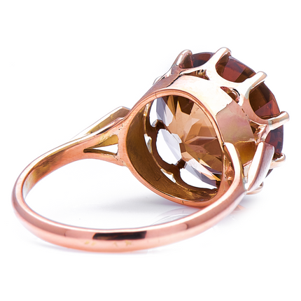 Art Deco, Natural 15ct Zircon Ring