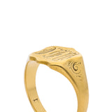 Signet ring, 18ct yellow gold