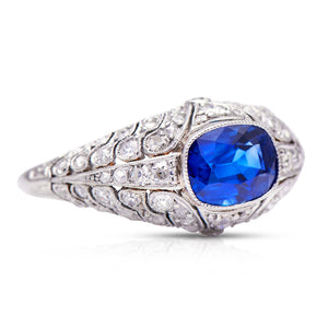 Art_ Deco_Ring | Platinum_Ring | Sapphire_Ring | Art_ Deco | Platinum | Sapphire_and_Diamond_Ring | Vintage Engagement Rings | Antique Engagement Ring | Antique Rings | Vintage Rings Sapphire rings. Sapphire ring. Sapphire and diamond rings. Sapphire engagement ring. Sapphire engagement rings. Sapphire and diamond engagement ring. Sapphire and diamond engagement rings. Platinum sapphire ring.