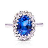 Edwardian-Sapphire-Diamond-Cluster-Ring-Platinum-Antique