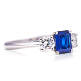 Tiffany&co | vintage, sapphire and diamond engagement ring