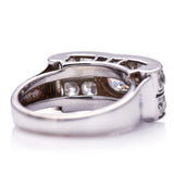 Untreated AntiqueA Art Deco, Platinum, Diamond Engagement Ring