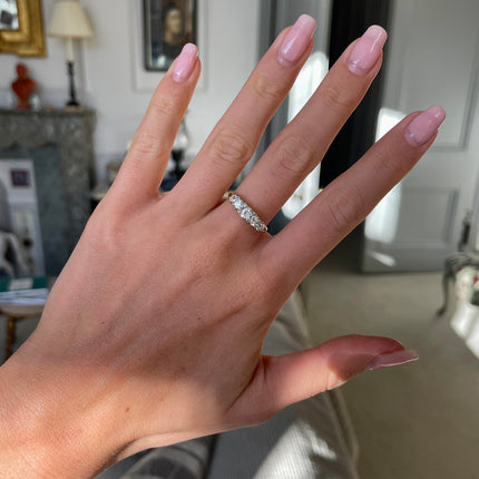Engagement | Victorian Five Stone Diamond Ring, Yellow Gold