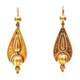 Etruscan-Earrings-Victorian-Yellow-Gold-Geometric-Vintage-Antique-Treasure
