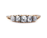 Victorian-18-Carat-Gold-Old-Cut-Diamond-5-Stone-Half-Hoop