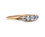Victorian, 18ct Gold, Old-Cut Diamond Five Stone Ring Antique Ring Boutique | Untreated Gemstone Rings | Antique Rings | Antique Jewellery Company |  | Art Deco | Vintage Jewelry | Antique Engagement Rings | Art Deco Rings | Antique Rings | Antique Jewellery Company | Antique Jewelry | Vintage Jewellery