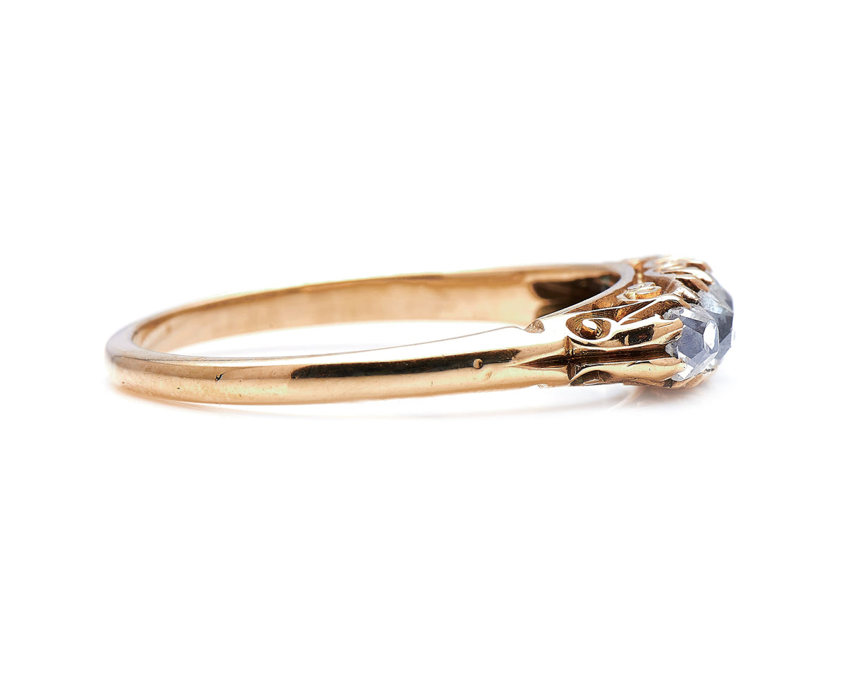 Victorian, 18ct Gold, Old-Cut Diamond Five Stone Ring Antique Ring Boutique | Untreated Gemstone Rings | Antique Rings | Antique Jewellery Company |  | Art Deco | Vintage Jewelry | Antique Engagement Rings | Art Deco Rings | Antique Rings | Antique Jewellery Company | Antique Jewelry | Vintage Jewellery