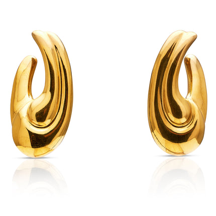 Large-Hoops-Yellow-Gold-Infinity-1980s-Large-Vintage-Antique-Jewellery-Treasure