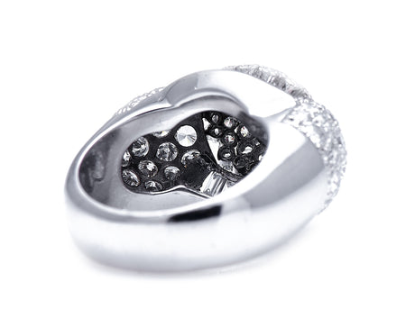 Vintage, 18ct White Gold, Large Diamond Ring  |Antique Ring Boutique | Sustainable Antique Rings | Rare Antique Rings | Bespoke Untreated Vintage Antique Rings | An Antique Jewellery Company 