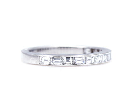 Vintage, Chaumet Diamond Half-Eternity Ring | Antique Rings | Antique Ring Boutique | Vintage Enragement Rings 