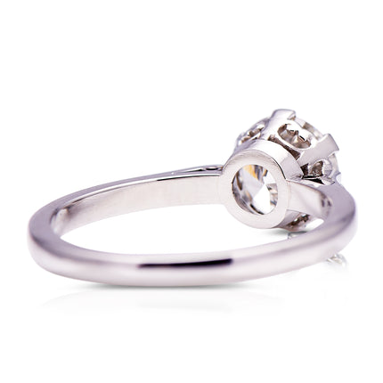 Art Deco | 1920s, Platinum, Diamond Engagement Ring