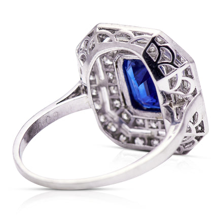 Vintage_Rings_Art_Deco | Art_Deco | Platinum_Burmese_Sapphire | Diamond_Ring | Vintage_Engagement_Rings | Antique_Engagement_Ring | Antique_Rings | Vintage_Rings_Sapphire_rings | Sapphire_ring | Sapphire_and_diamond_rings | Sapphire_engagement_ring. Sapphire engagement rings. Sapphire and diamond engagement ring. Sapphire and diamond engagement rings. Platinum sapphire ring. Antique sapphire ring. Antique sapphire rings. Vintage sapphire rings. 