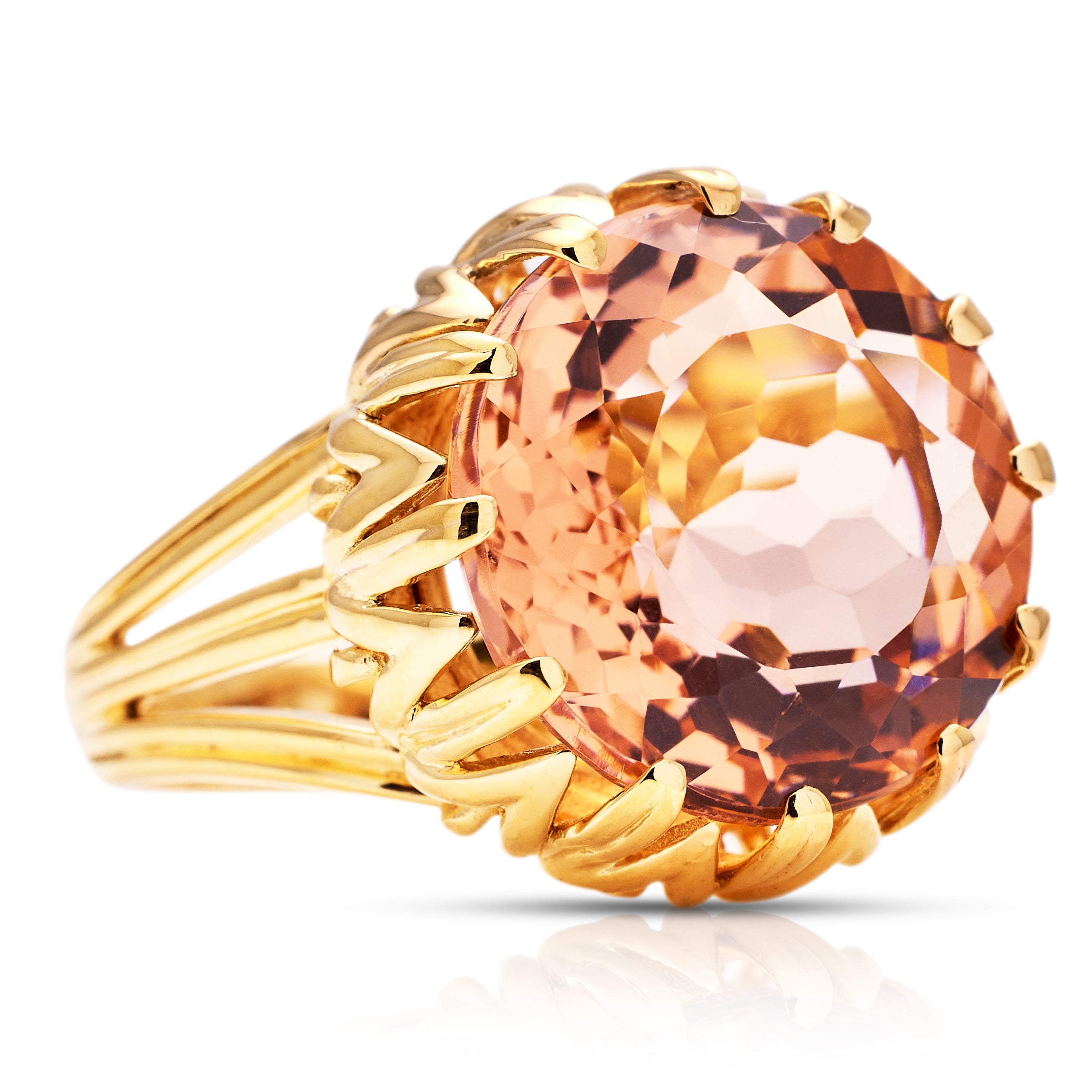 Tiffany co an incredible morganite ring Antique Ring Boutique
