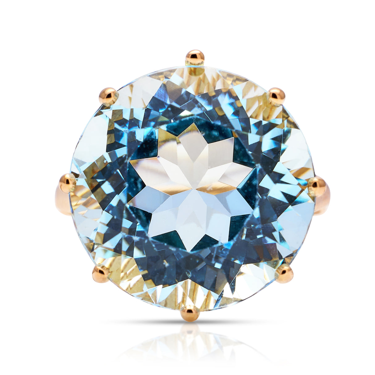 Frosty-Blue-Aquamarine-Statement-Ring-18ct-Gold-Gemstone-Brilliant-Cut