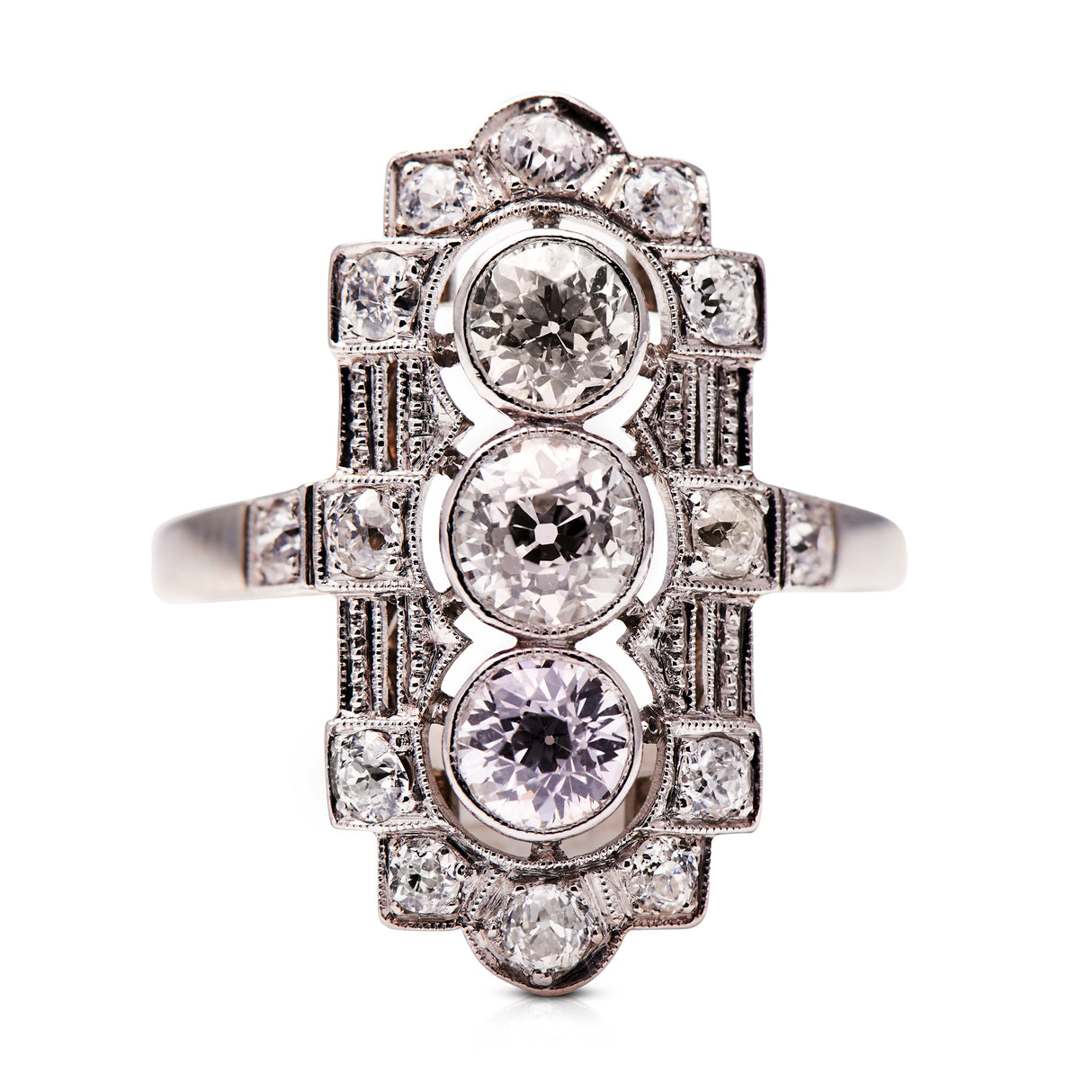 Engagement-Art-Deco-1920s-Old-Cut-Diamond-Plaque-Ring-Antique
