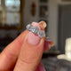 Antique, Art Deco, Platinum, Diamond Three Stone Ring