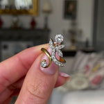 Art Nouveau, French, diamond ring