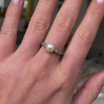 ON HOLD | Antique, Belle Époque natural pearl & diamond ring
