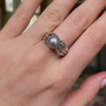 A rare design | Art Deco, 1920s natural pearl ring